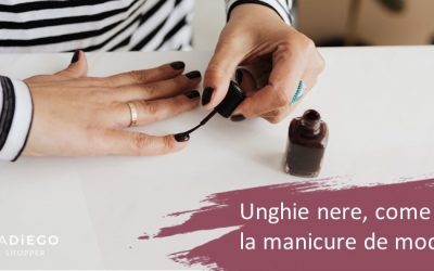 Unghie nere – Come “indossare” la manicure di moda